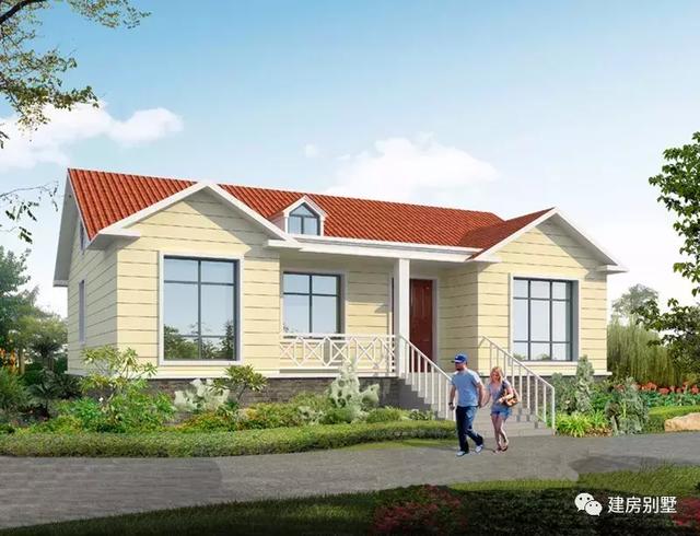 3棟經(jīng)典一層自建房設計圖，造價十幾萬，是爸媽們喜歡的風格