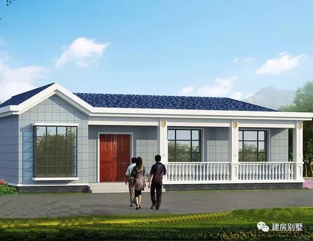 3棟經(jīng)典一層自建房設計圖，造價十幾萬，是爸媽們喜歡的風格