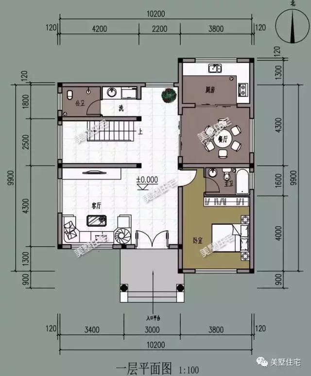 6套符合宅基地審批的農(nóng)村別墅設(shè)計(jì)圖，占地不超120平，整體大方精致
