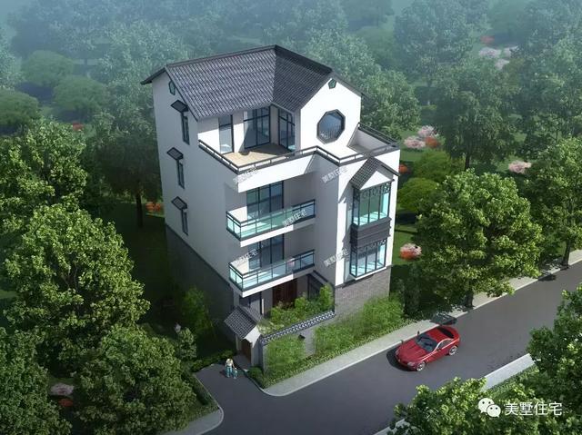 6套符合宅基地審批的農(nóng)村別墅設(shè)計(jì)圖，占地不超120平，整體大方精致