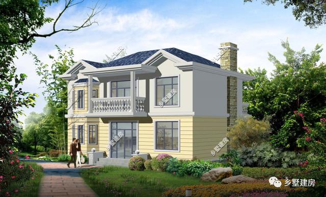 2款新式農(nóng)村別墅設(shè)計(jì)圖，設(shè)計(jì)新穎，精致實(shí)用