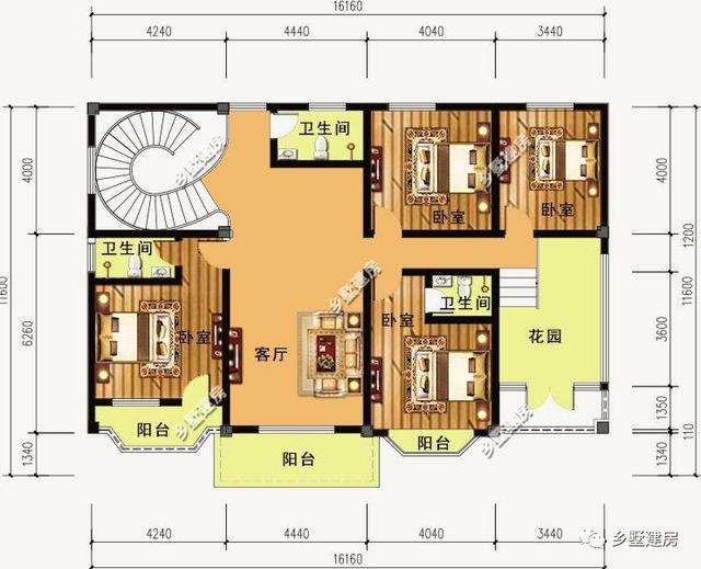 2款新式農(nóng)村別墅設(shè)計(jì)圖，設(shè)計(jì)新穎，精致實(shí)用