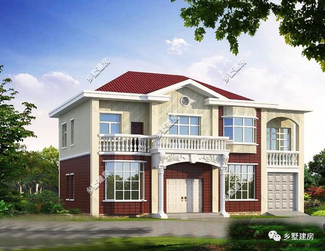2款新式農(nóng)村別墅設(shè)計(jì)圖，設(shè)計(jì)新穎，精致實(shí)用