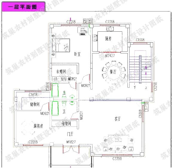 房屋建成實(shí)拍展示：30萬(wàn)2廳5臥三層農(nóng)村別墅設(shè)計(jì)施工圖，外觀造型豪華大氣