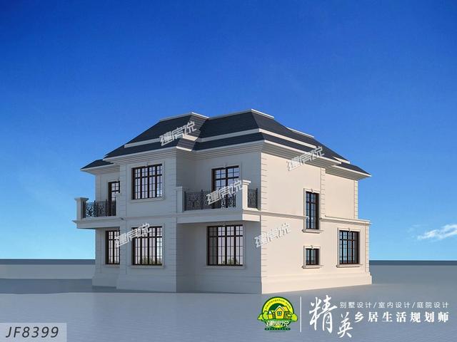 這款二層中式別墅設(shè)計(jì)，占地160多平，外型極美，帶來大大的生活享受