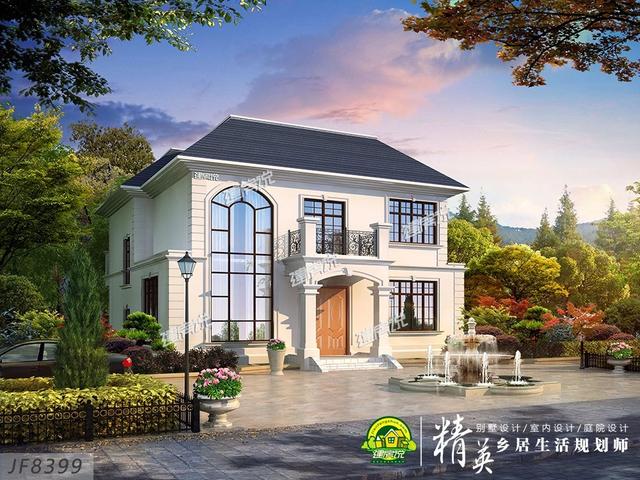 這款二層中式別墅設(shè)計(jì)，占地160多平，外型極美，帶來大大的生活享受