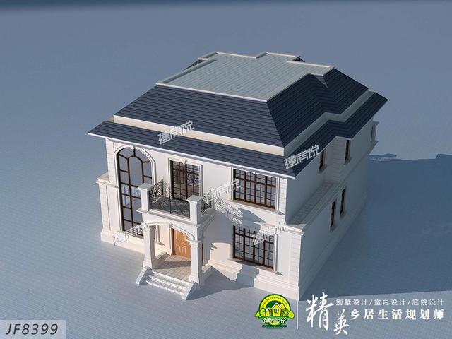 這款二層中式別墅設(shè)計(jì)，占地160多平，外型極美，帶來大大的生活享受