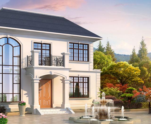 這款二層中式別墅設(shè)計(jì)，占地160多平，外型極美，帶來大大的生活享受