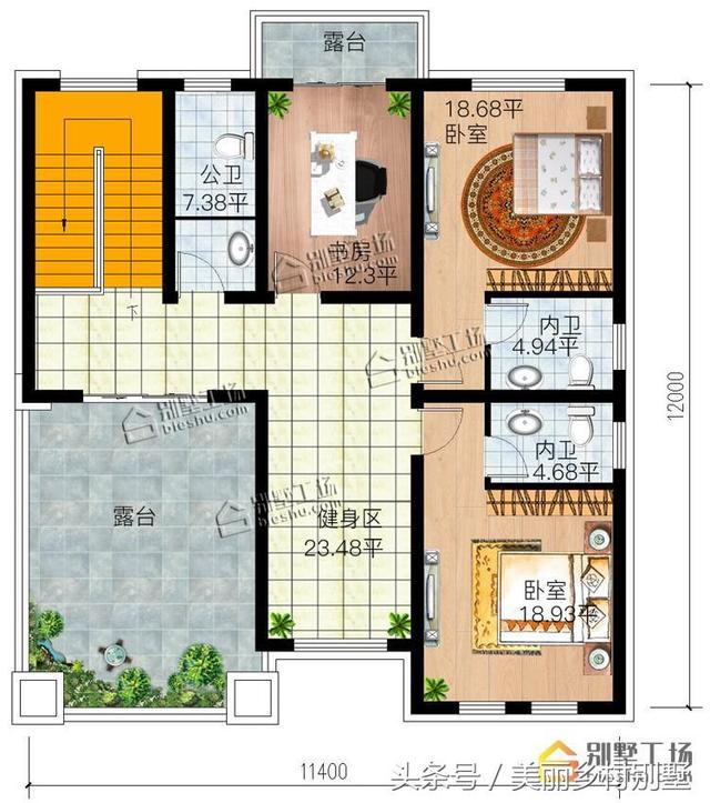 三層別墅設(shè)計，造價40萬左右，適合農(nóng)村自建，保證讓人眼前一亮
