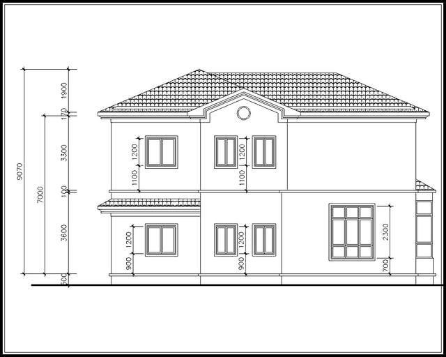二層農(nóng)村別墅設(shè)計(jì)圖，占地面積165平方，經(jīng)濟(jì)實(shí)用。