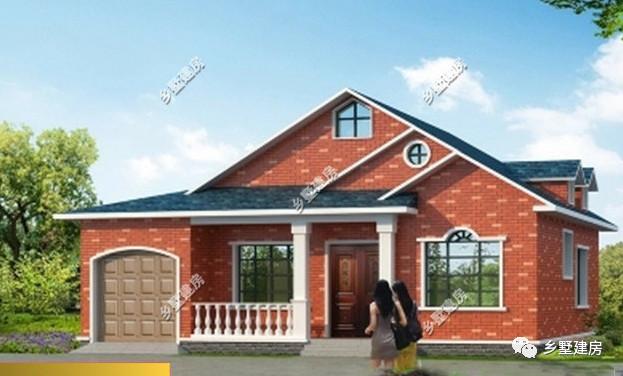 兩棟一層別墅設(shè)計(jì)圖，帶車庫(kù)，造價(jià)12萬，你心動(dòng)嗎？