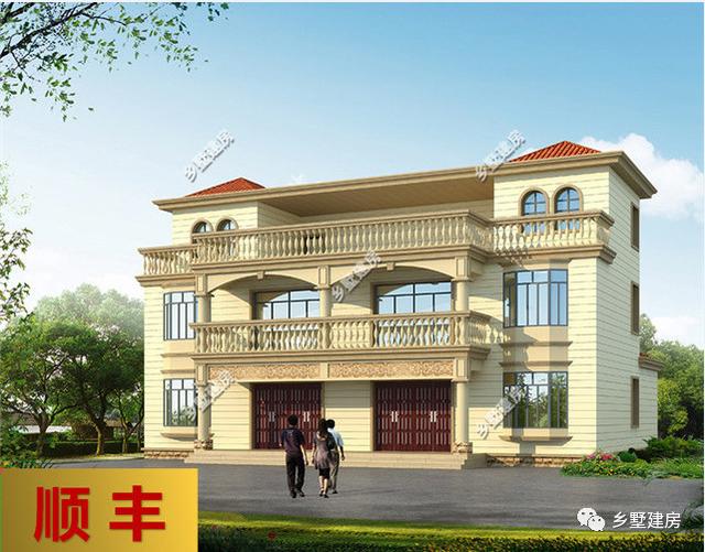 兩棟一層別墅設(shè)計(jì)圖，帶車庫(kù)，造價(jià)12萬，你心動(dòng)嗎？