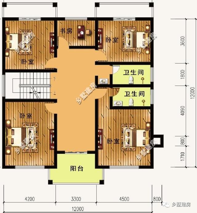 兩棟實力款三層別墅設計圖，隨便建哪一棟，輕松抱得美人歸。