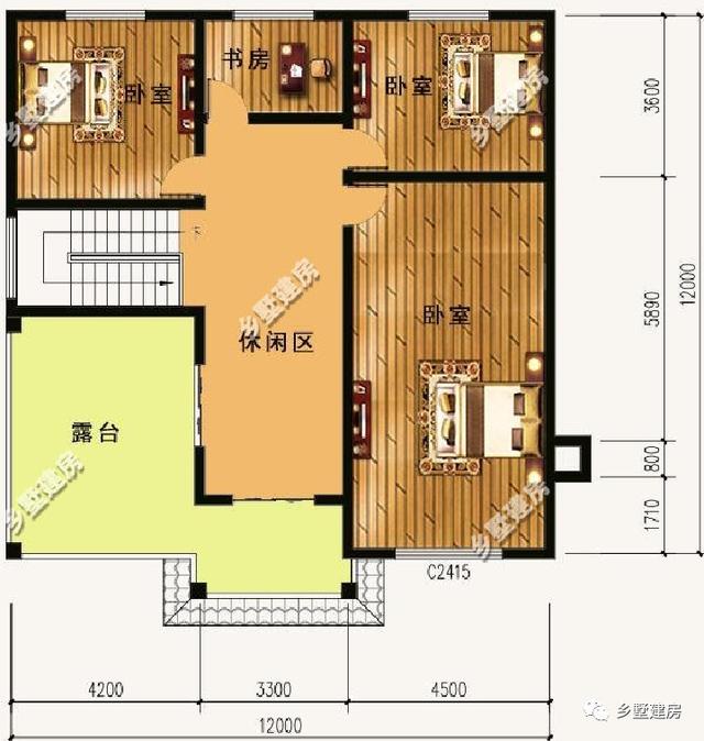 兩棟實力款三層別墅設計圖，隨便建哪一棟，輕松抱得美人歸。