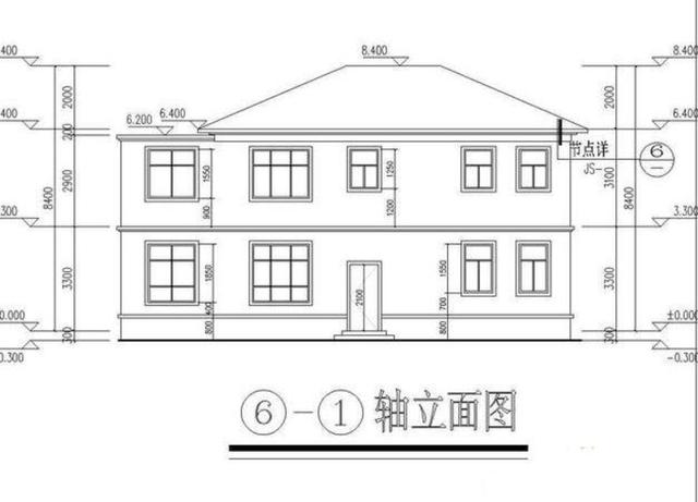 占地120平米的二層簡潔小洋樓，6間臥室加書房，造價25萬。