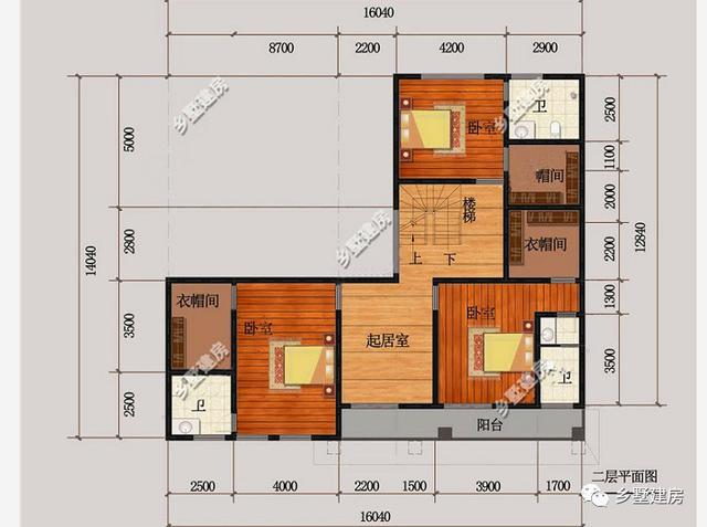 三層現(xiàn)代田園風(fēng)別墅設(shè)計(jì)圖，帶大露臺+老虎窗，造價(jià)40萬左右。