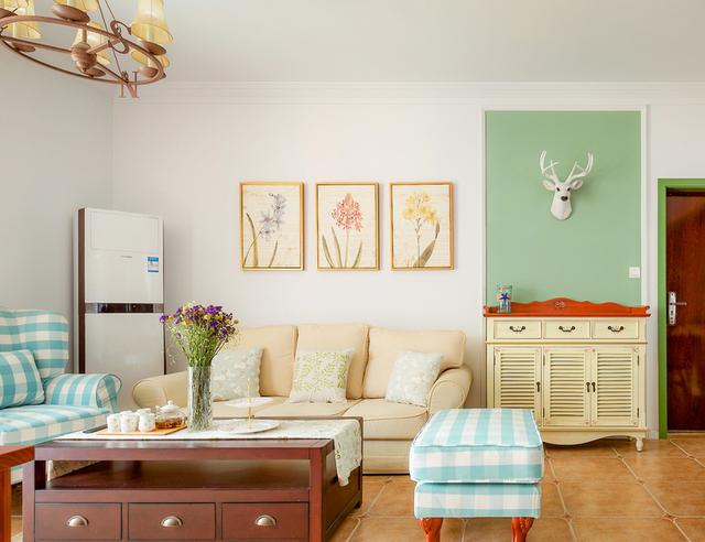 90平的新房子美式裝修，青春活力喜歡生機(jī)勃勃，特別喜歡。