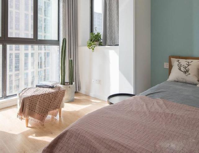 新房100平簡(jiǎn)歐風(fēng)格裝修完成，簡(jiǎn)單大方，臥室溫馨舒適，太美了。