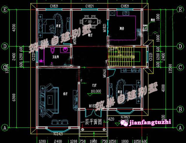 二層農(nóng)村自建房，外觀典雅大氣，空間規(guī)劃合理，很適合農(nóng)村建的一款。