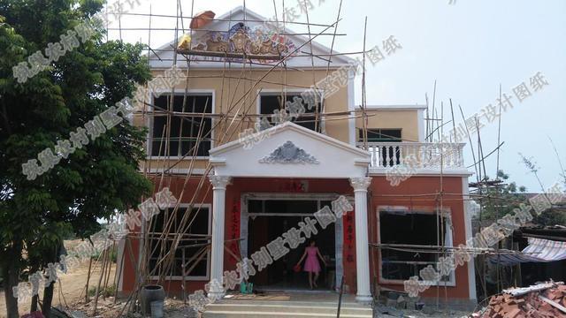 占地面積100㎡的農(nóng)村二層別墅設(shè)計(jì)圖，外觀大氣，簡(jiǎn)單實(shí)用，主體參考造價(jià)20萬(wàn)