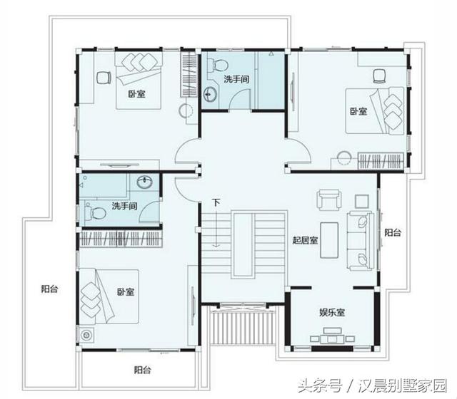 兩棟農(nóng)村現(xiàn)代別墅設(shè)計(jì)圖，“90后”建房的最愛！