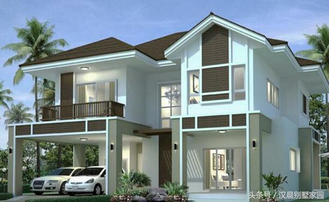 兩棟農(nóng)村現(xiàn)代別墅設(shè)計(jì)圖，“90后”建房的最愛！