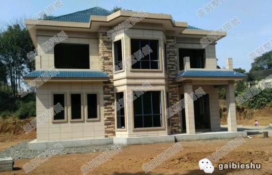 13×11米二層別墅設(shè)計圖，帶挑空客廳，戶型十分漂亮，造價25萬。