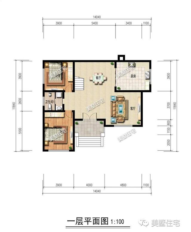 14X11米三層歐式別墅設(shè)計圖，主體造價約24-31萬，這樣簡單的三層別墅你們喜歡嗎？