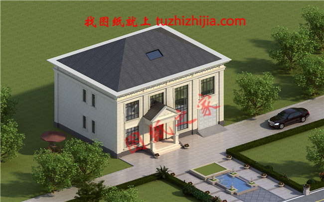 200平米左右二層樓房設計圖，外觀看著舒服、布局住著坦然