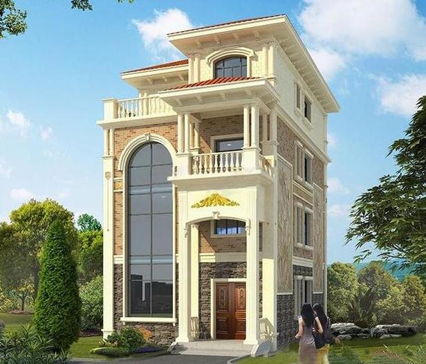 三棟8X12米四層農(nóng)村小戶型設(shè)計(jì)圖，適合家里人口多的居住，比城里別墅還好看！