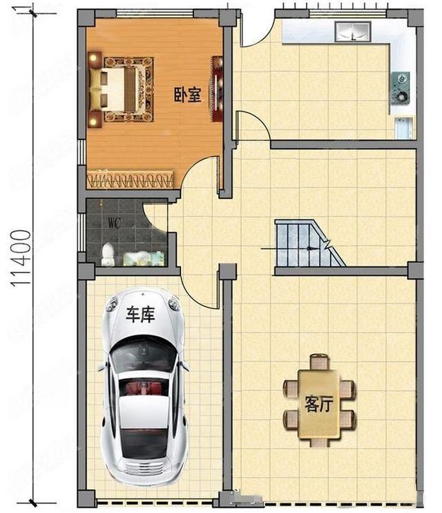 三棟8X12米四層農(nóng)村小戶型設(shè)計(jì)圖，適合家里人口多的居住，比城里別墅還好看！