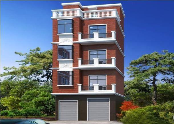 三棟8X12米四層農(nóng)村小戶型設(shè)計(jì)圖，適合家里人口多的居住，比城里別墅還好看！