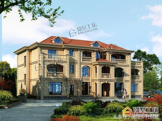 25.5X13.8米三層別墅設(shè)計(jì)圖，豪華大氣，土豪都喜歡這樣的。