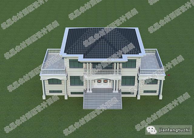 21米x11米二層別墅設(shè)計(jì)圖，帶地下室，造價(jià)60萬。