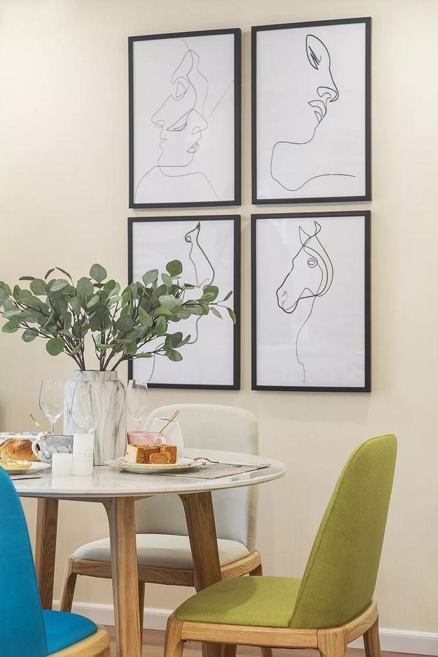 北歐風裝修56平單身公寓，溫馨浪漫。