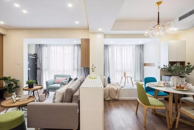 北歐風裝修56平單身公寓，溫馨浪漫。