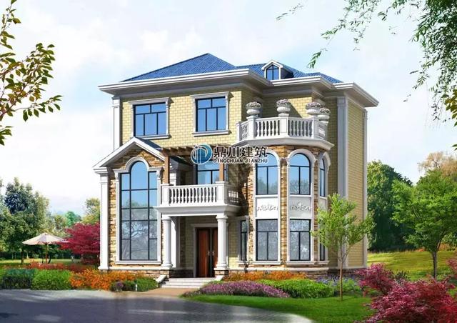 三層農(nóng)村自建房，帶多功能廳和棋牌室，外觀(guān)還很高端，很適合農(nóng)村建。