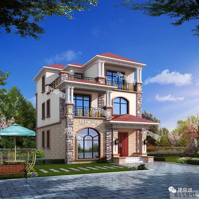 102平三層別墅設計圖，造價也不高，才二十幾萬，布局也很實用，好房子，一定要建一棟在老家。