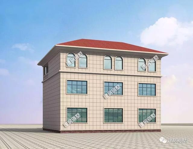 占地171平的三層別墅設(shè)計(jì)圖，帶大堂屋，確認(rèn)過眼神，是父母們喜歡的類型。