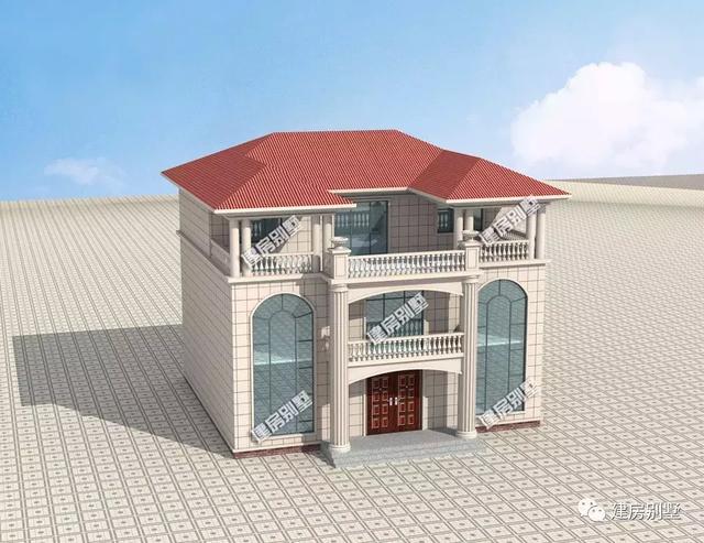 占地171平的三層別墅設(shè)計(jì)圖，帶大堂屋，確認(rèn)過眼神，是父母們喜歡的類型。