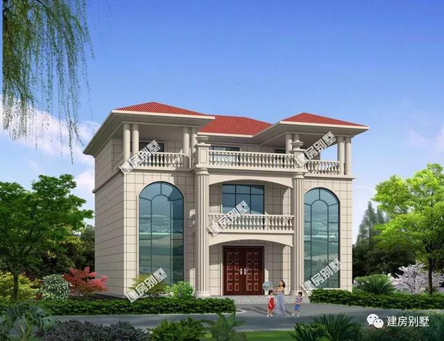 占地171平的三層別墅設(shè)計(jì)圖，帶大堂屋，確認(rèn)過眼神，是父母們喜歡的類型。