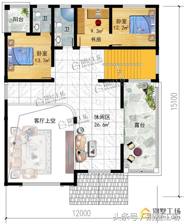 兩款造價35萬三層農(nóng)村別墅設(shè)計圖，帶挑空客廳+車庫，你不打算來一套嗎？