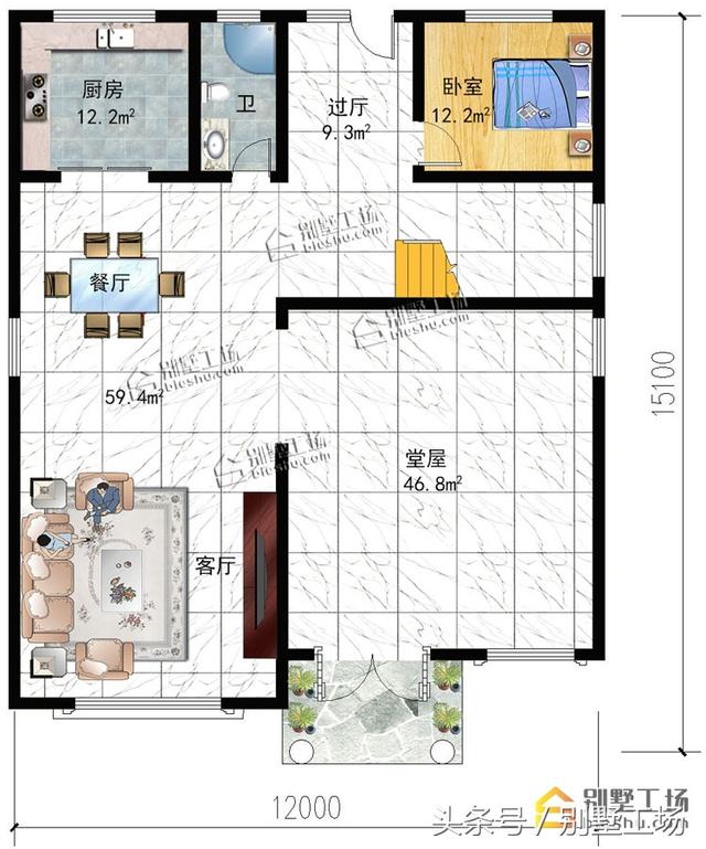 兩款造價35萬三層農(nóng)村別墅設(shè)計圖，帶挑空客廳+車庫，你不打算來一套嗎？