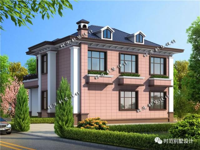 6室3廳兩層新中式別墅設計圖，帶大露臺+書房，很適合農(nóng)村自建。