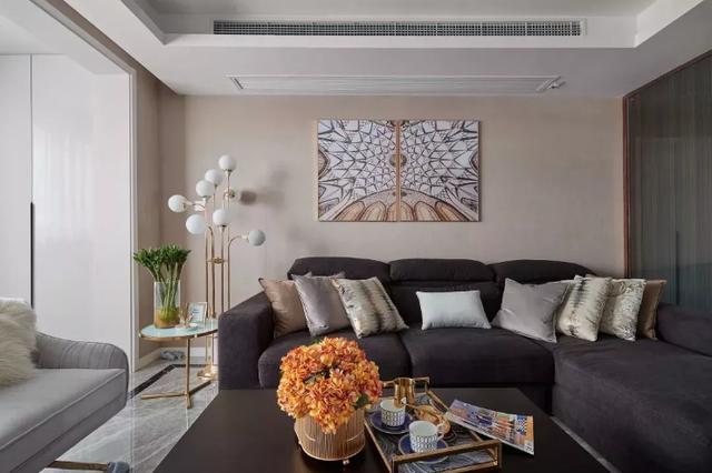 120平三居室美式風(fēng)格裝修，效果很不錯。