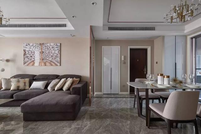 120平三居室美式風(fēng)格裝修，效果很不錯。