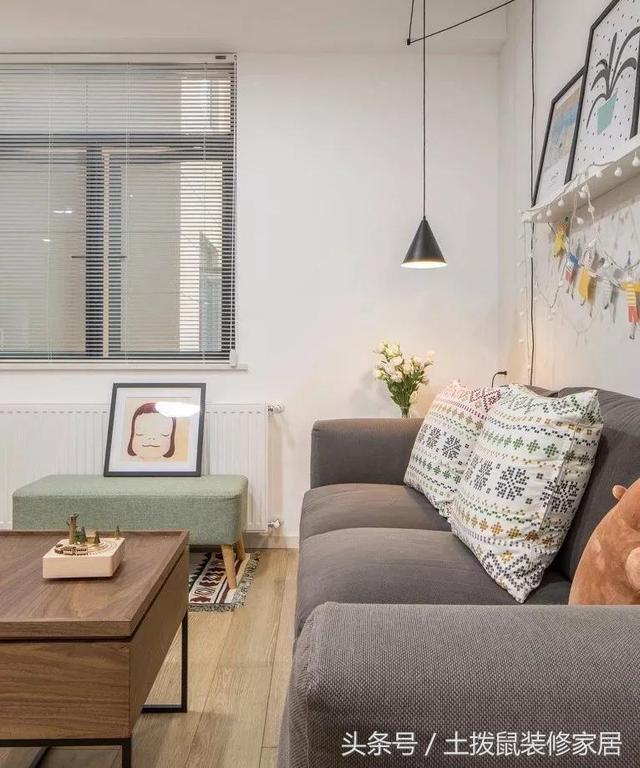 132㎡婚房北歐+日式混搭風(fēng)裝修，高顏值，臥室的配色特特別美。