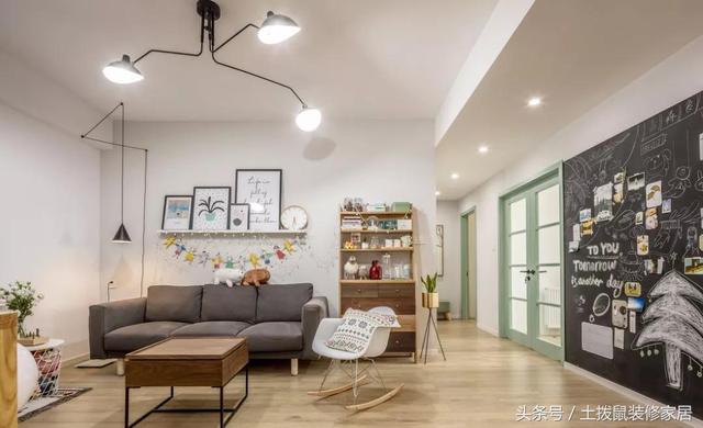 132㎡婚房北歐+日式混搭風(fēng)裝修，高顏值，臥室的配色特特別美。