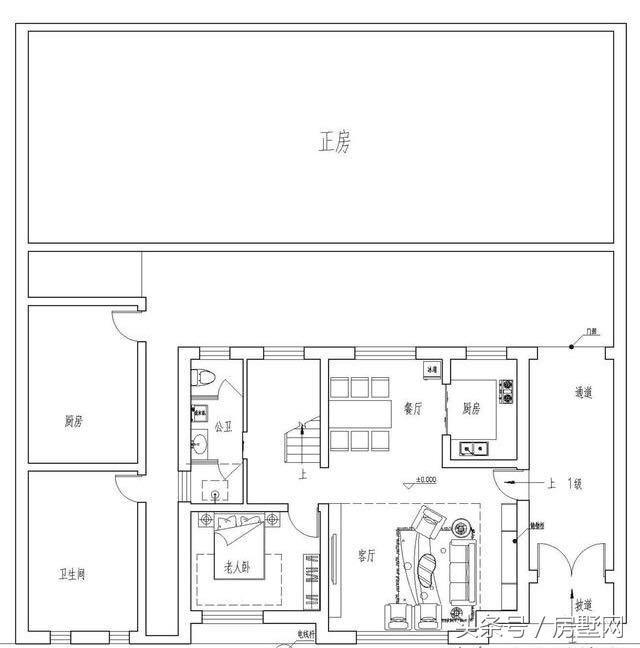 占地117.5㎡的二層簡(jiǎn)歐別墅設(shè)計(jì)圖，造價(jià)35萬，在農(nóng)村就能建一套。