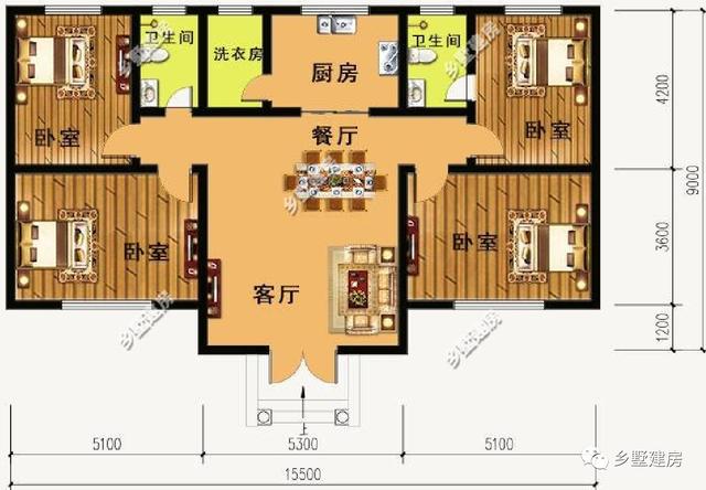 三棟一層別墅設(shè)計(jì)圖，僅僅需要10萬元就能建成，美觀又經(jīng)濟(jì)，養(yǎng)老房的最佳選擇！